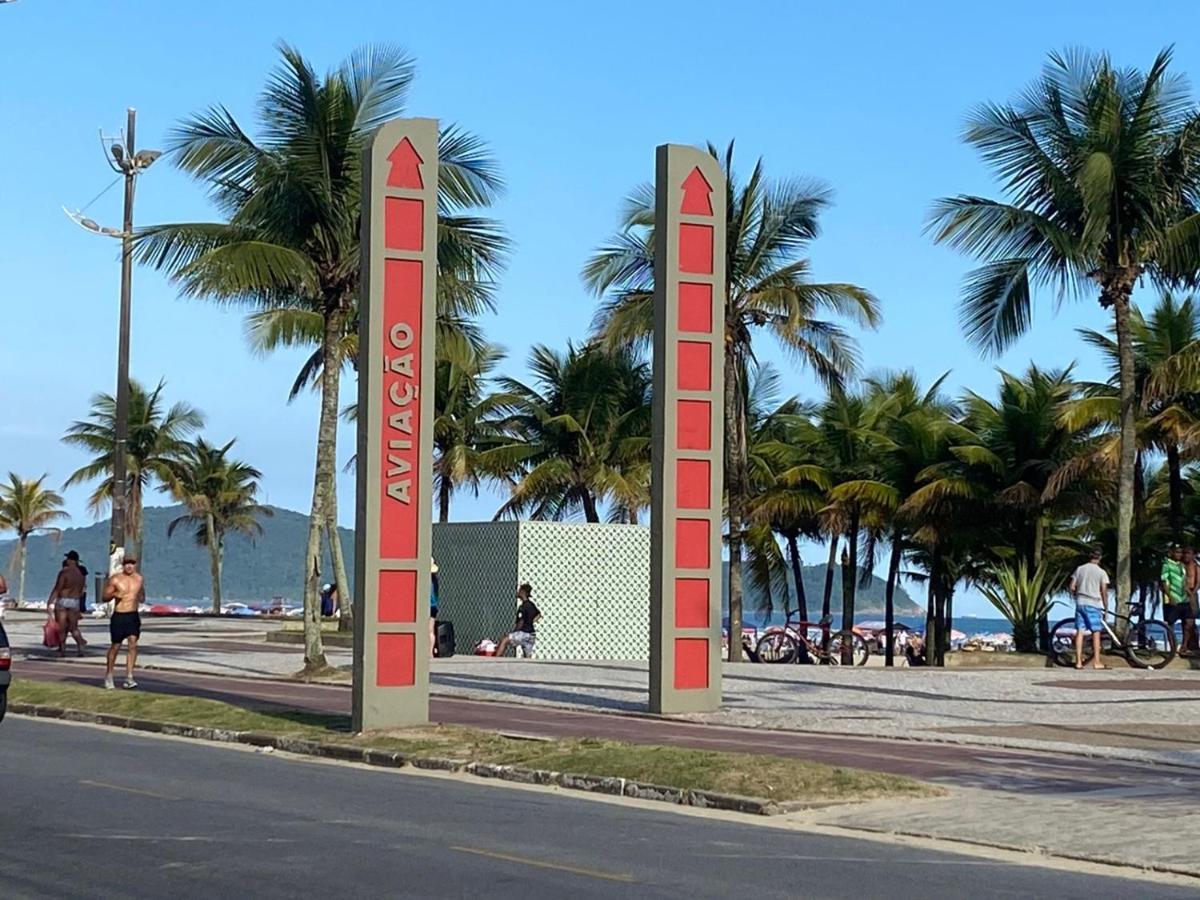 Praia Grande - Aviacao - Apto Estudio - 200 Mts Da Praia Buitenkant foto